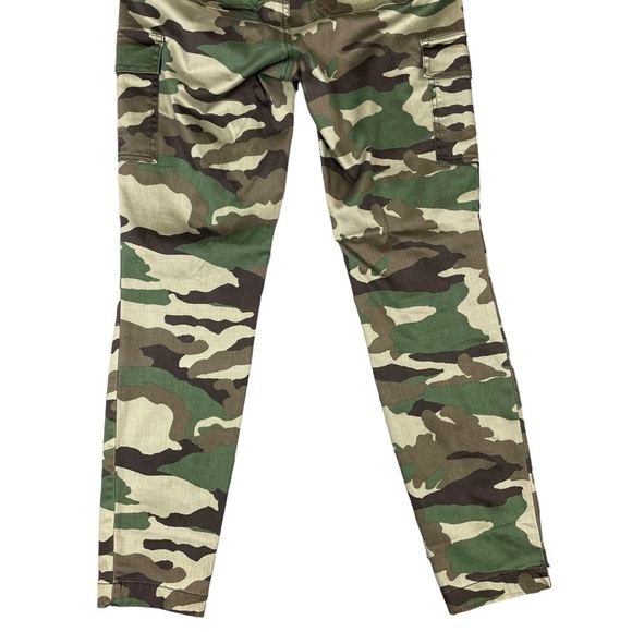 J. Crew 9" Cargo Toothpick Camo Print Pants Ankle Length - Waist 29 - Picture 9 of 12